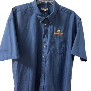Edwards Men’s Napa Auto Truck Parts Button Down Short Sleeves Work Shirt Sz 3XL